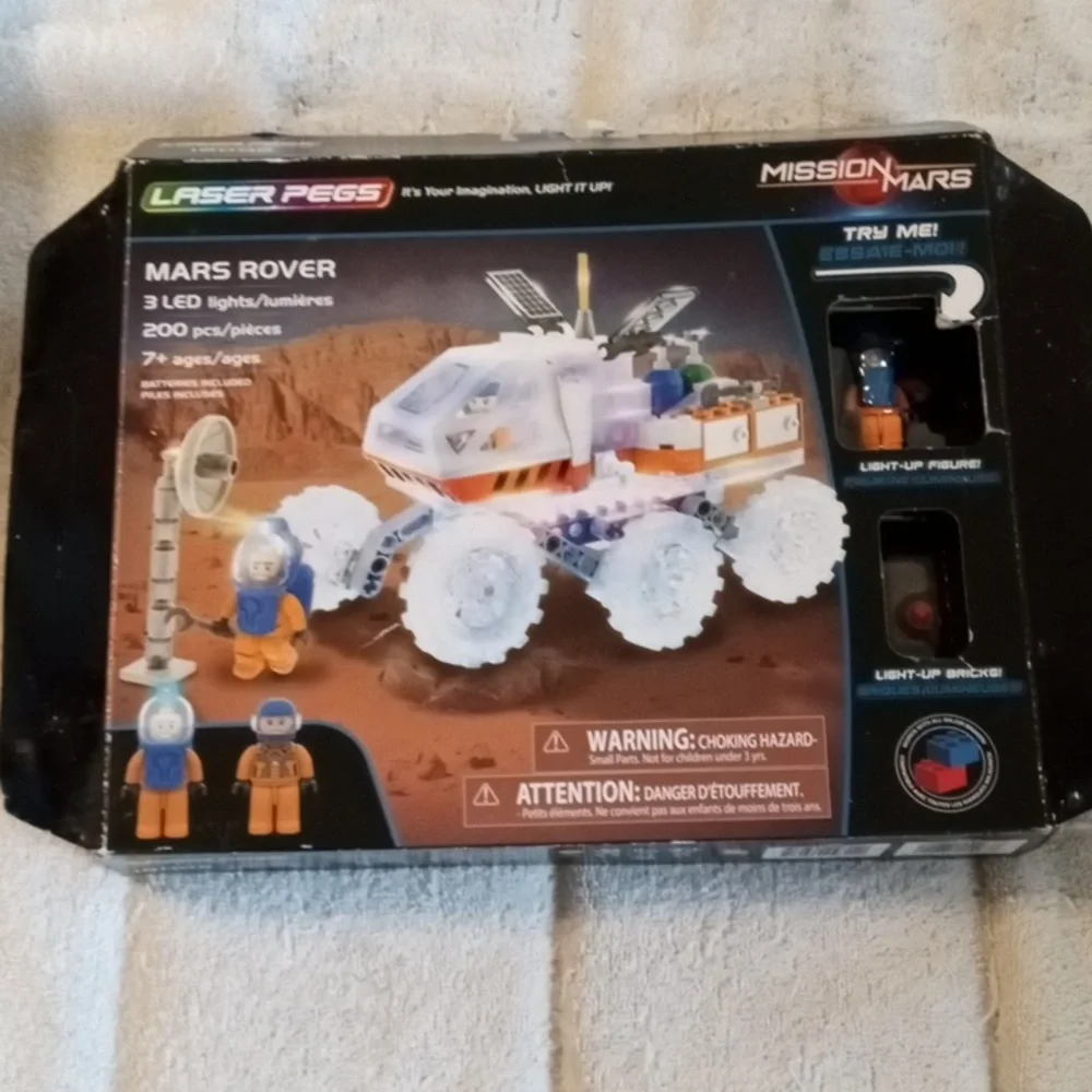 Mars Rover Laser Pegs - Picture 1 of 5